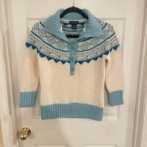 Banana Republic Girl’s Merino Wool Fair Isle Sweater